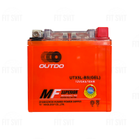 Аккумулятор 12V 5Ah OUTDO UTX5L-BS (GEL) низкий