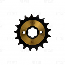 Звезда передняя 428H 17Т на мотоцикл CB/CG 150/200/250 cc шлиц широкий