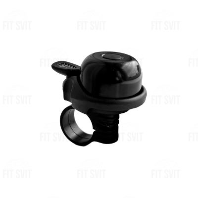 Звонок для велосипеда на руль 22.2 мм черный