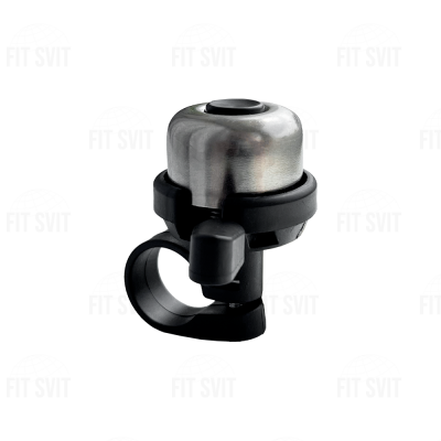 Звонок для велосипеда на руль 22.2 мм черный с трещеткой