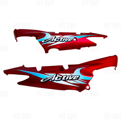 Пластик Viper Active боковые части под сиденьем красного цвета (глянец)