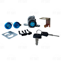 Замок зажигания на скутер Honda DIO 35, FIT, Tact 51 с диодом 3 контакта комплект