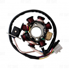 Генератор GY6 50-80 сс Yaben (7+1 катушек)