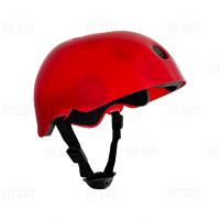 Велошлем детский красного цвета