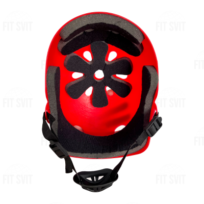 Велошлем детский красного цвета