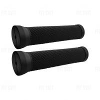 Мягкие грипсы 130 мм - ручки на руль самоката, велосипеда черного цвета
