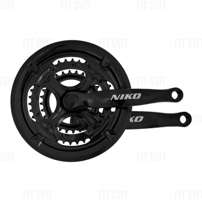 Система шатунов Niko под квадрат 28/38/48Т, шатун 170 мм