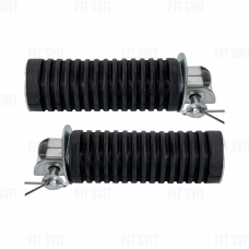 Подножки пассажира на скутер, мопед, мотоцикл, 2 шт