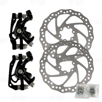 Дисковые механические тормоза 160 мм комплект Logan