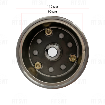 Магнето генератора на мотоцикл CG 125/150/200 сс 3 ролика