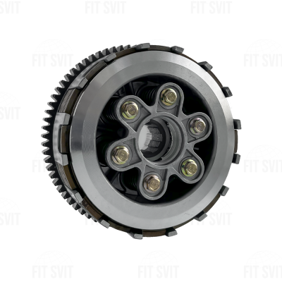 Зчеплення CG/CB 150/200 cc 6 болтів 6 дисків у зборі підшипник 6001