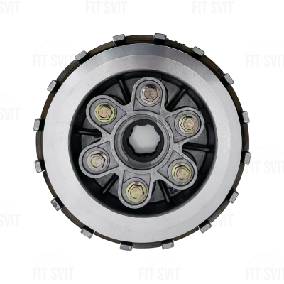 Зчеплення CG/CB 150/200 cc 6 болтів 6 дисків у зборі підшипник 6001