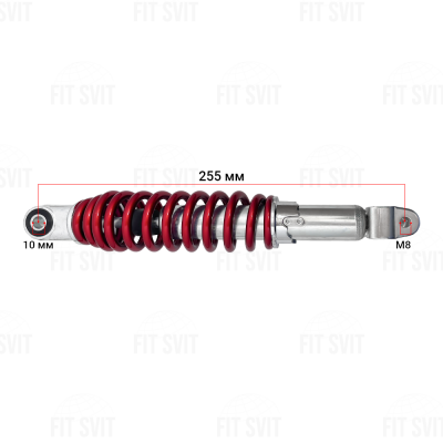 Амортизатор задний 255 мм на скутер Yamaha Jog 3KJ