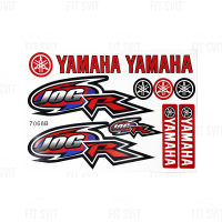 Наклейки Yamaha 26,5x17,5 cм, комплект 11 шт (7068B)