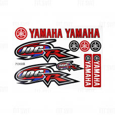 Наклейки Yamaha 26,5x17,5 cм, комплект 11 шт (7068B)