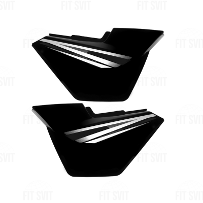 Боковой пластик Viper V150A, Spark 150/200 чёрного цвета, глянец