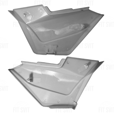 Боковой пластик Viper V150A, Spark 150/200 чёрного цвета, глянец