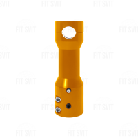 Кріплення керма (винос) на скутер d 22 мм жовте