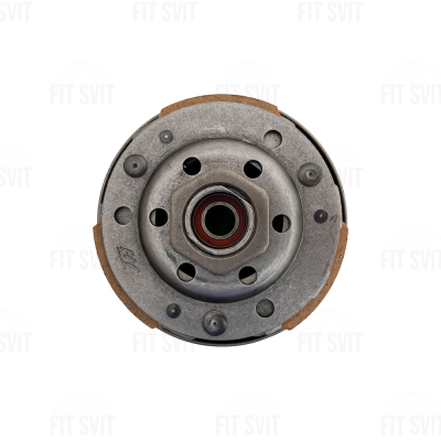 Вариатор задний на китайский 4т скутер GY6 50-80 cc с колодками