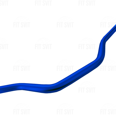 Руль на мотоцикл универсальный стайлинговый, d 28 мм синий