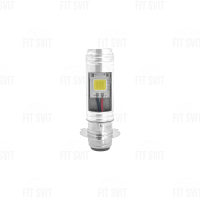 Лампа фары светодиодная 3 уса 12V LED, белый свет