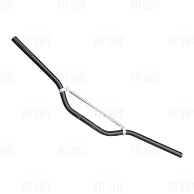 Руль для мотоцикла, мопеда, скутера универсальный с перемычкой, d 22 мм черный