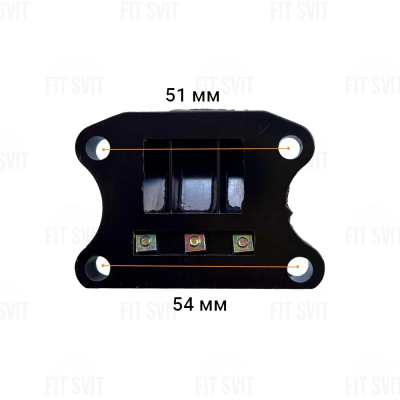 Лепестковый клапан Honda Dio 18/27/28, Tact 24/30/31, Lead 20 4 болта MotoTech Тайвань