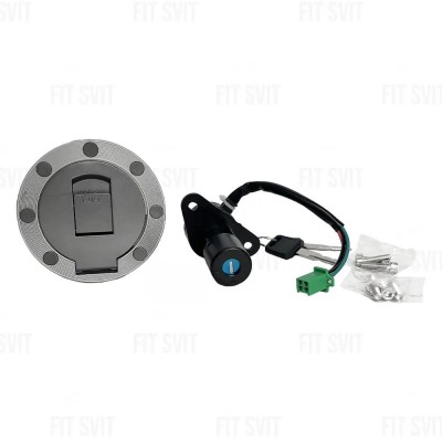 Замок запалювання Viper V150A, Spark 150 cc 4 дроти у зборі з кришкою бака