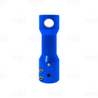 Кріплення керма (винос) на скутер d 22 мм синє