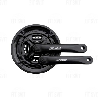 Система шатунів Prowheel алюміній під квадрат 24/34/42Т, шатун 170 мм