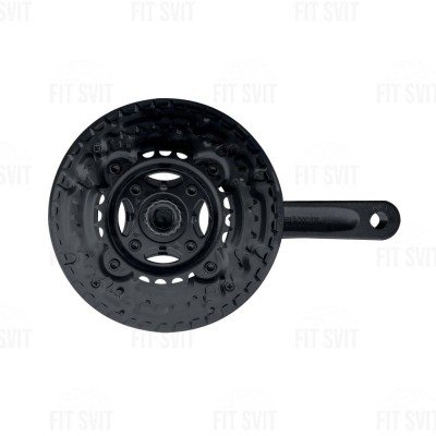 Система шатунів Prowheel алюміній під квадрат 24/34/42Т, шатун 170 мм
