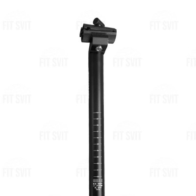 Підсідельний штир 27.2 мм х 350 мм із замком алюмінієвий My Space, чорного кольору