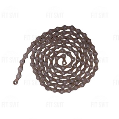 Велосипедний ланцюг одношвидкісний із замком, 112 ланок