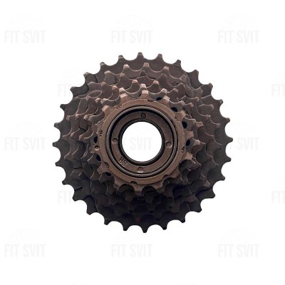 Трещотка велосипедная (шестерик) 14-28 зубьев, 6 звезд.