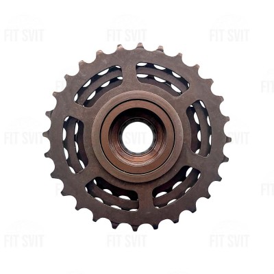 Трещотка велосипедная (шестерик) 14-28 зубьев, 6 звезд.