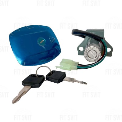 Замок зажигания Viper 125/150 cc в сборе с крышкой бака