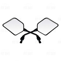 Дзеркала на мотоцикл з різбленням M10, пара