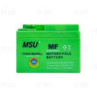 Аккумулятор на скутер Honda 12V 2.3Ah MSU YTR4A-BS (GEL)