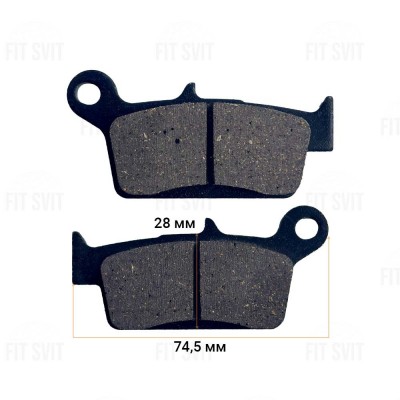 Колодки гальмові передні дискові Honda Lead 20/90