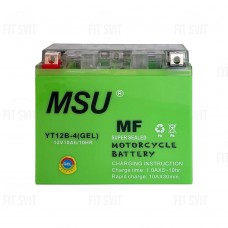 Аккумулятор 12V 10Ah MSU YT12B-4 (GEL) 2025 год