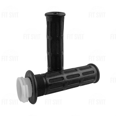 Ручки руля - грипсы на скутер, мопед, мотоцикл с вставкой, 2 шт