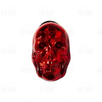 Задний фонарь на велосипед в форме черепа на батарейках