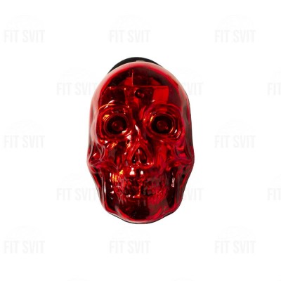 Задній ліхтар на велосипед в формі черепа на батарейках