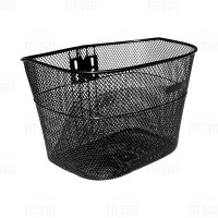 Кошик для велосипеда на колесо 26"/28" чорного кольору