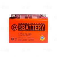 Аккумулятор 12V 6.5Ah VLAND 12N6.5L-BS (GEL) 138-65-100 мм