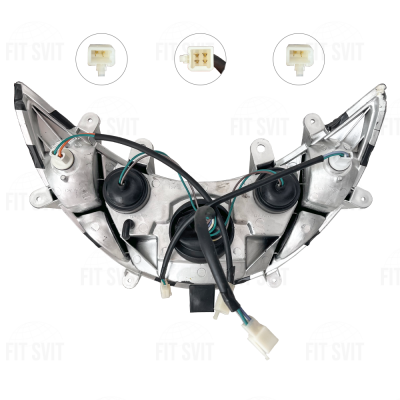 Фара на скутер Barton Tiger передняя в сборе. Тайвань