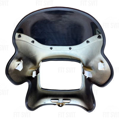 Обтекатель Viper 125/150 сс под квадратную фару (черный, матовый)