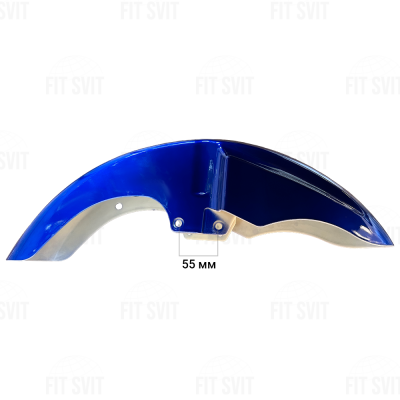 Крыло переднее Viper V150A, Spark 150/200 синего цвета (глянцевое)