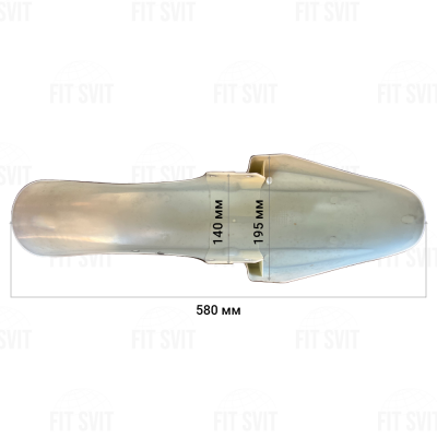 Крыло переднее Viper V150A, Spark 150/200 красного цвета (глянцевое)