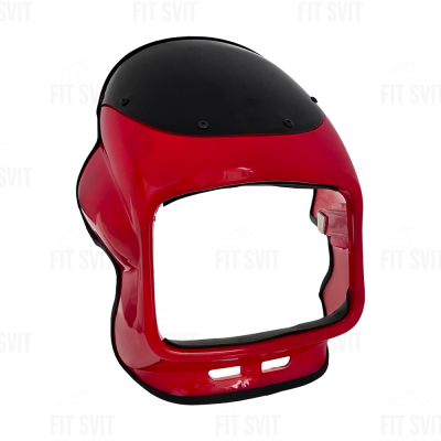 Обтекатель Viper 125/150 сс под квадратную фару (красный, глянцевый)